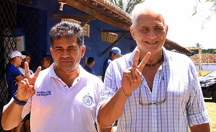 Chapa 2 liderada por Batista Filho (presidente) e Oswaldo Brandão (vice). (Crédito: Kairo Amaral)