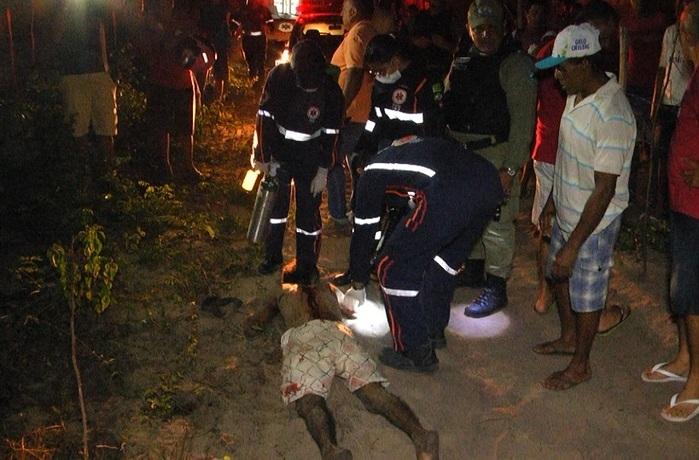 O SAMU constatou o óbito.  (Crédito: Kairo Amaral)