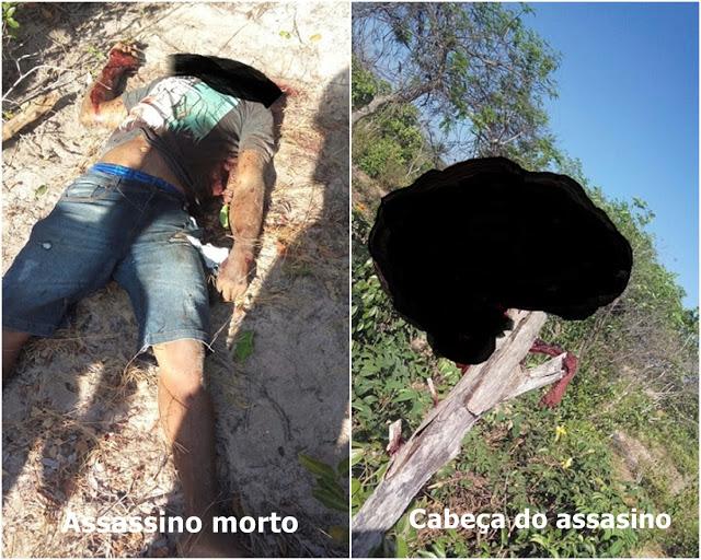 População mata, decepa cabeça e ateia fogo no corpo de assassino de jovem em Tutóia - MA (Crédito: Reprodução/ blog do Neto Pimentel)