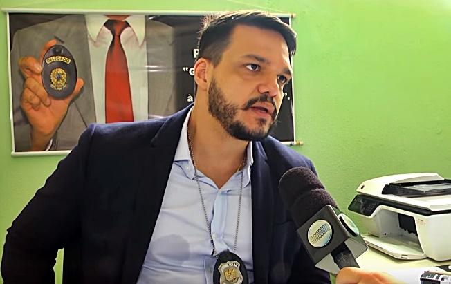 Delegado de Polícia Civil, Eduardo Aquino.  (Crédito: Kairo Amaral)
