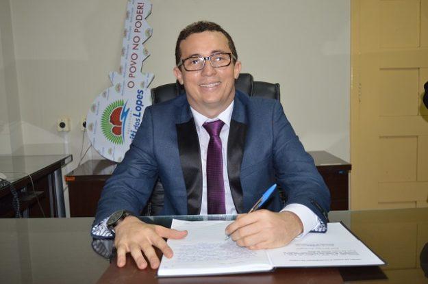 Prefeito de Buriti dos Lopes: Júnior Percy (Crédito: Ascom)