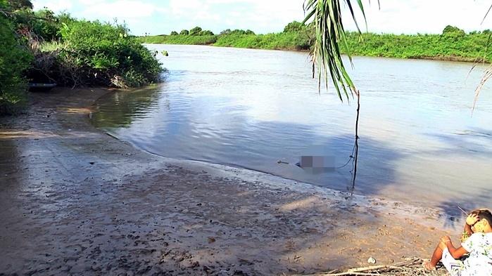 Corpo foi encontrado próximo do local do afogamento.  (Crédito: Kairo Amaral)