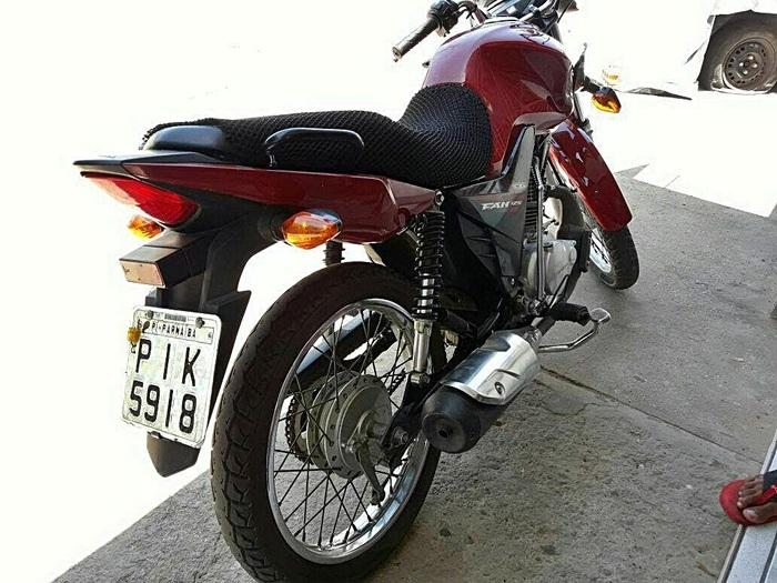 A moto foi recuperada e restituída.  (Crédito: Polícia Civil)