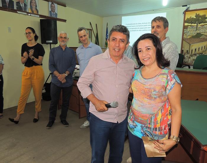 Nogueira eto - CRECI - PI e Secretária de Turismo Rejanete Campelo  (Crédito: Edinardo Pinto )