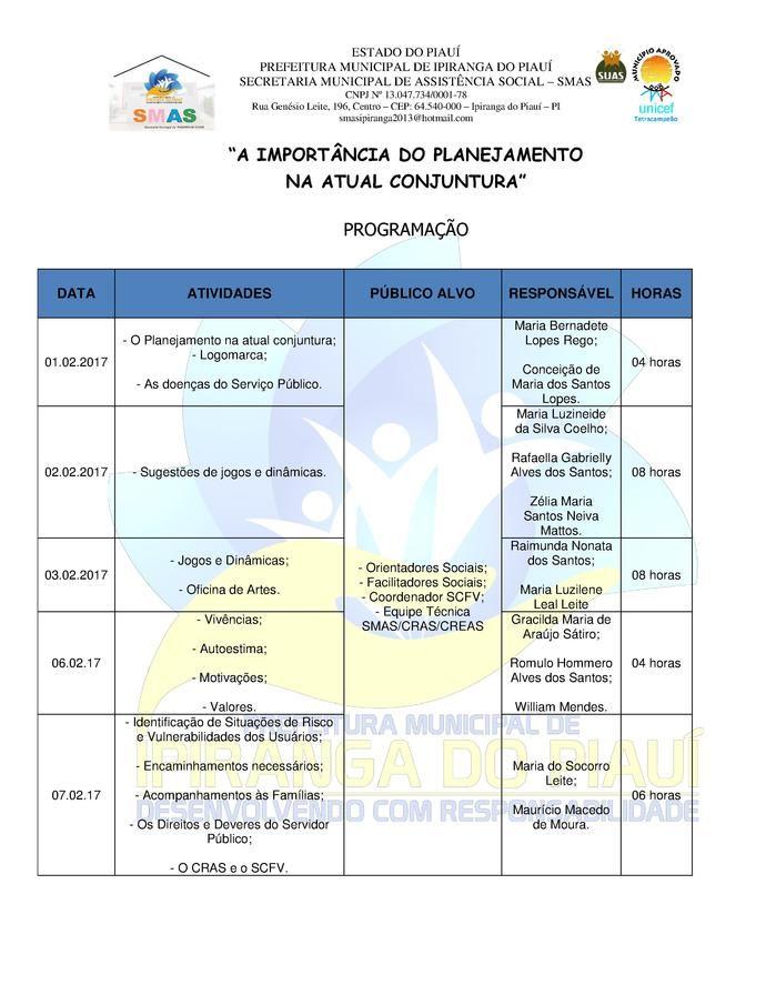 Começou a I Capacitação do SCFV - Imagem 1