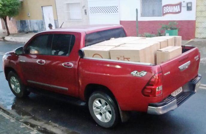 Policia apreende carga de cigarros contrabandeados - Imagem 1