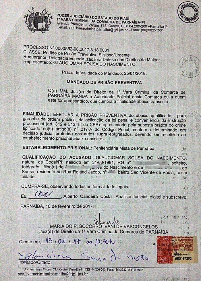 Acusado de estuprar sobrinha durante a infância é preso em Parnaíba - Imagem 2