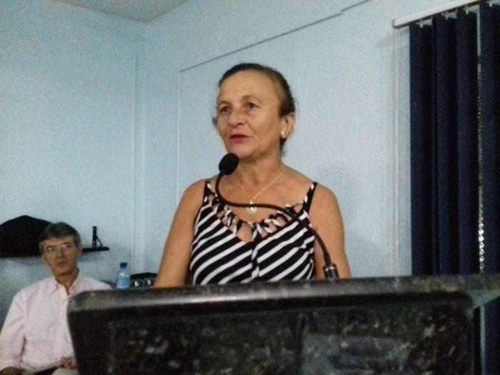 Vereadora Evanil.. (Crédito: Josely Ecologista)