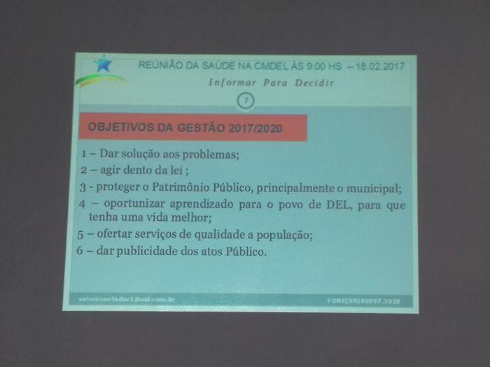 Secretaria Municipal de Saúde realiza reunião em DEL - Imagem 19