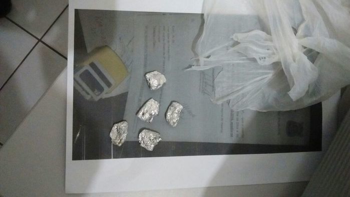 Maconha Apreendida (Crédito: Polícia)