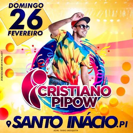 Cristiano Pipow animará  os foliões em Santo Inácio - Imagem 1