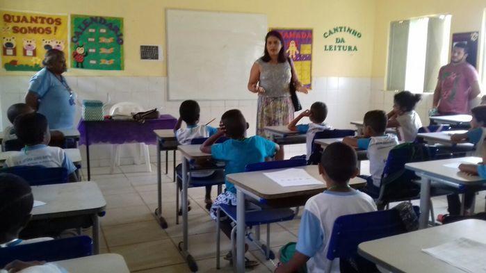 Escola Municipal recebe visita da Gerência de Educação - Imagem 1