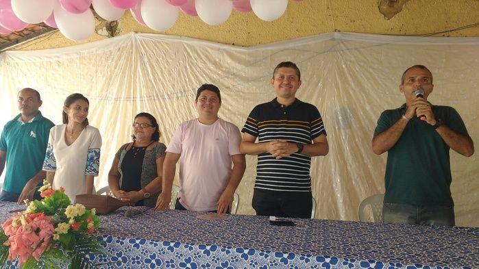 Aristeu Carvalho (Crédito: Diretor Administrativo Luiz Barbosa discursando)