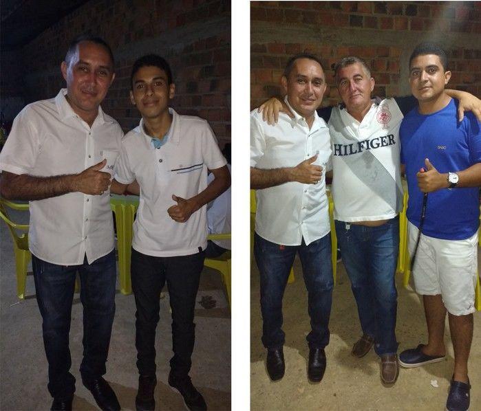 Foto à esquerda Aristeu e Júnior Rasta e à direita os amigos Nenzão e Rarison (Crédito: Edilene Lima)