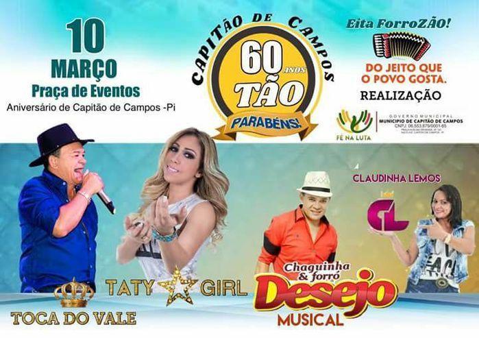 Confira a programação de aniversário dos 60 anos da cidade. - Imagem 1