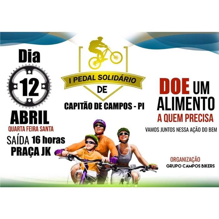 I Pedal Solidário realizado pelo grupo Campos Bikers. - Imagem 2