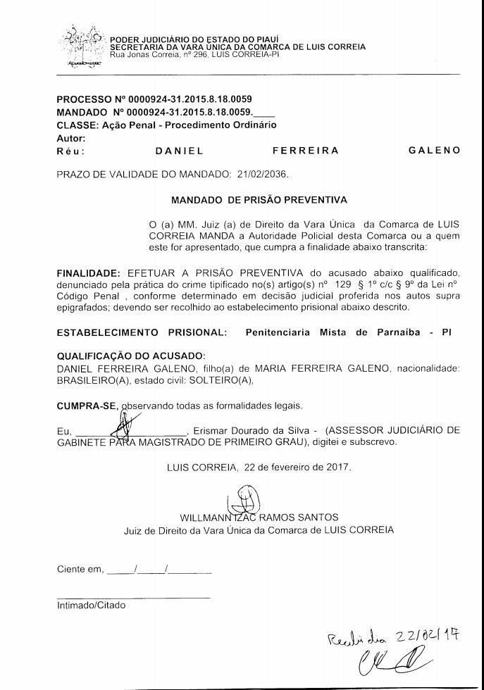 Acusado de agredir o próprio pai é preso em Luís Correia - Imagem 2