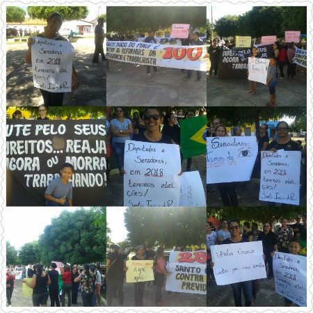 Em Santo Inácio categorias vão às ruas contra reformas do governo - Imagem 11