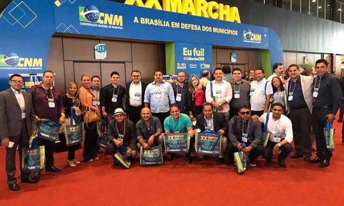 Prefeito está em Brasilia na XX Marcha de Prefeitos