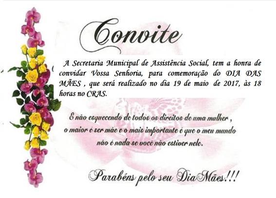 Convite - Dia das Mães - Imagem 1