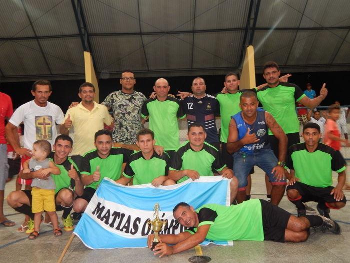 Matias Olimpio equipe campeã