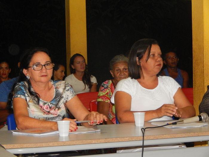 Vereadoras: Maria do Justino e Luiza Marques