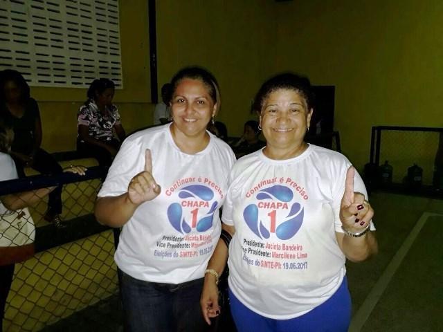 Jacinta Bandeira é reeleita presidente do Sinte em Campo Maior - Imagem 1