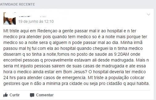 Vereador cobra serviço de atendimento médico Hospitalar em Redenção - Imagem 3