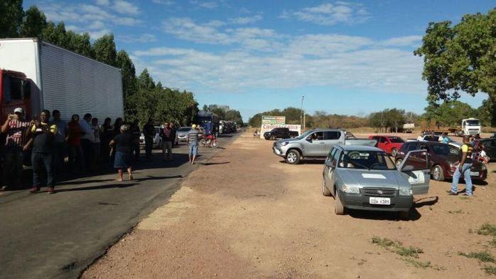SOS BR 135: Rodovia é bloqueada em Redenção do Gurguéia  - Imagem 1
