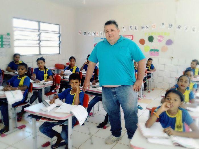 Secretário municipal de educação acompanha a execução do programa Novo Mais Educação (Crédito: Secretaria Municipal de educação)