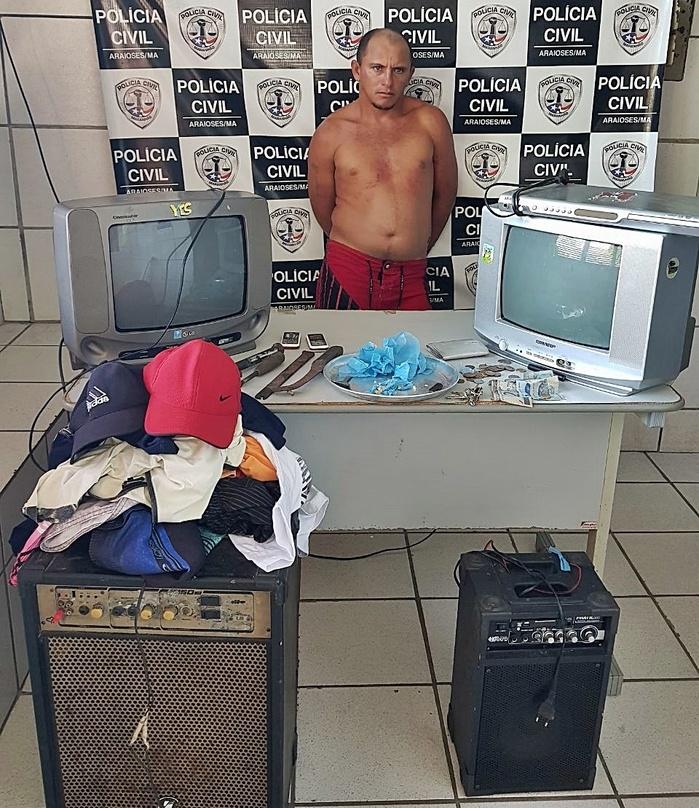 Acusado de tráfico de drogas é preso pela Polícia Civil de Araioses - Imagem 1