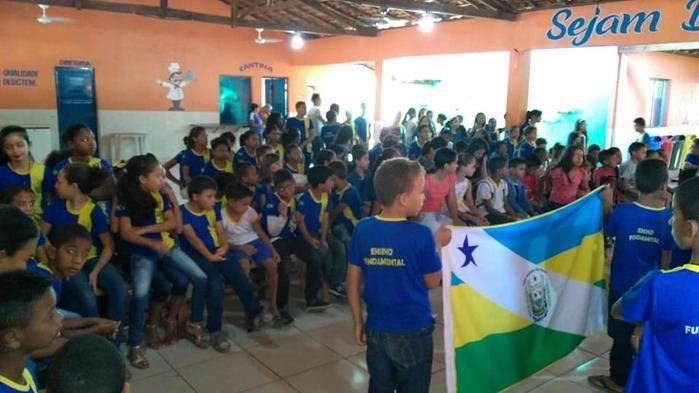 Escolas municipais realizam atividades em alusão a Semana da Pátria (Crédito: Adriano Sousa)