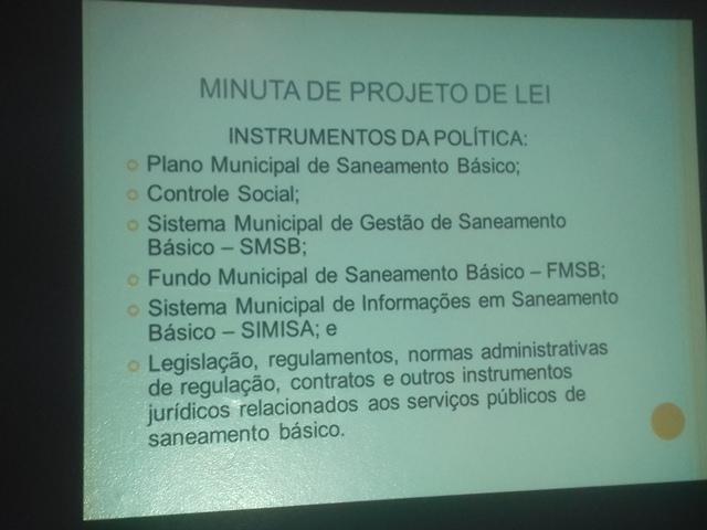 Prefeitura inicia  Plano Municipal de Saneamento Básic - Imagem 21