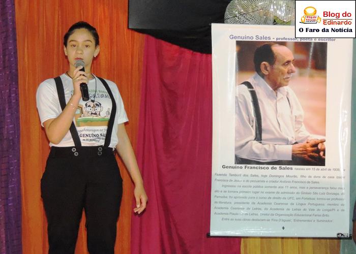 I Sarau Cultural homenageia o Escritor Genuíno Sales  - Imagem 22