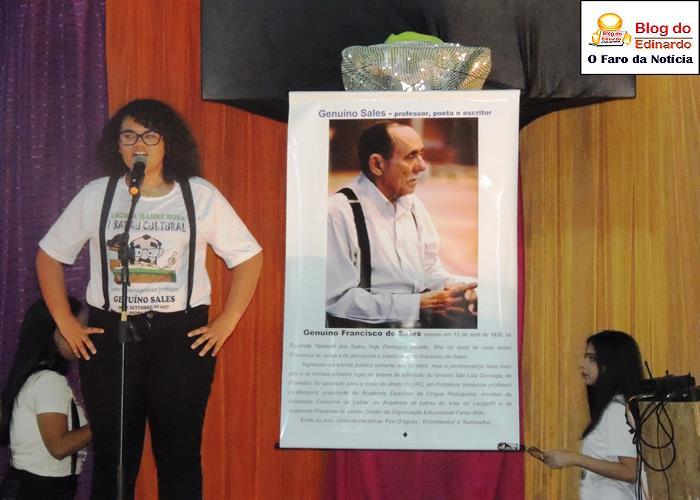 I Sarau Cultural homenageia o Escritor Genuíno Sales  - Imagem 63
