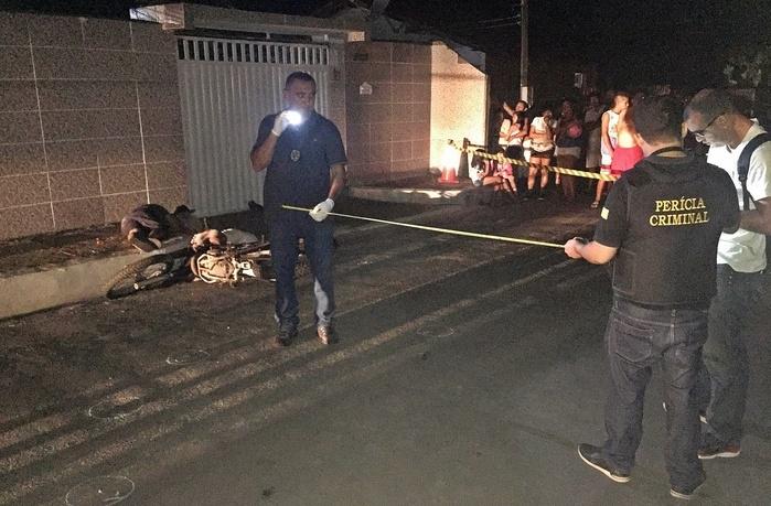 Crime aconteceu no bairro Beira Mar, em Luís Correia.  (Crédito: Kairo Amaral)