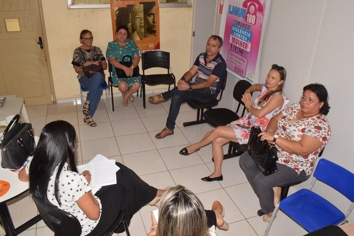 Reunião sobre o Dia Internacional da Mulher (Crédito: Aristeu Carvalho)