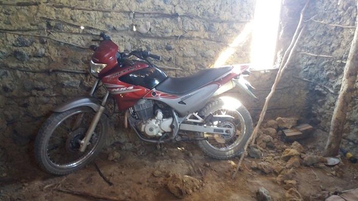 Localização da moto (Crédito: Ronaldo Figueiredo )