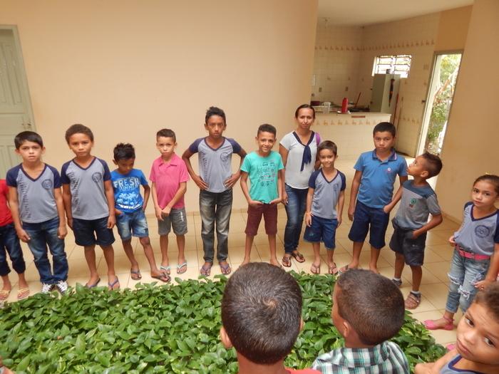 Crianças visitam sede da Prefeitura