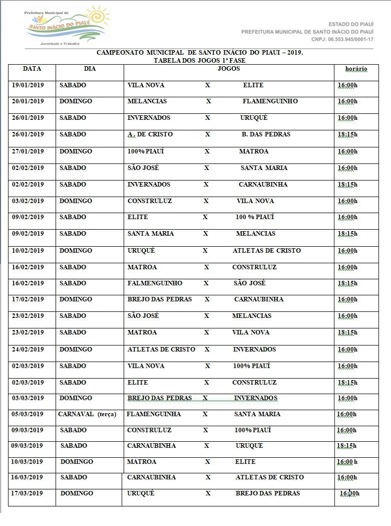 Campeonato Municipal de Futebol terá início dia 19 em Santo Inácio - Imagem 2