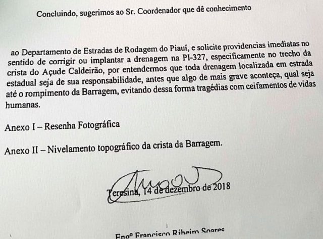 Governador retorna do exterior e desdenha de laudo de engenheiro sobre situação do “Caldeirão” - Imagem 2