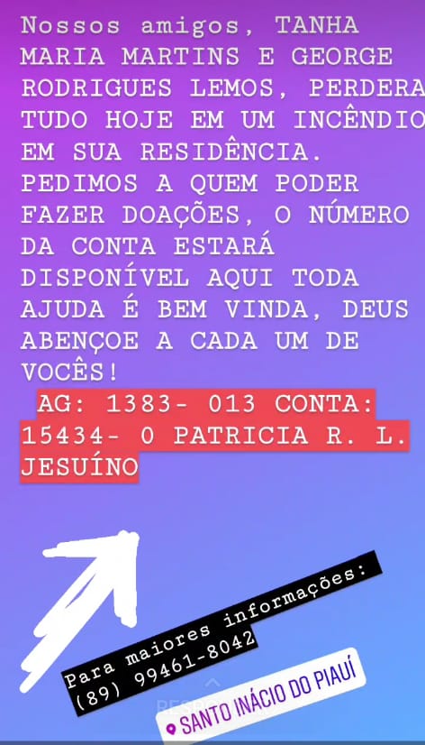 Incêndio destrói casa de Conselheira Tutelar em Santo Inácio do Piauí - Imagem 12