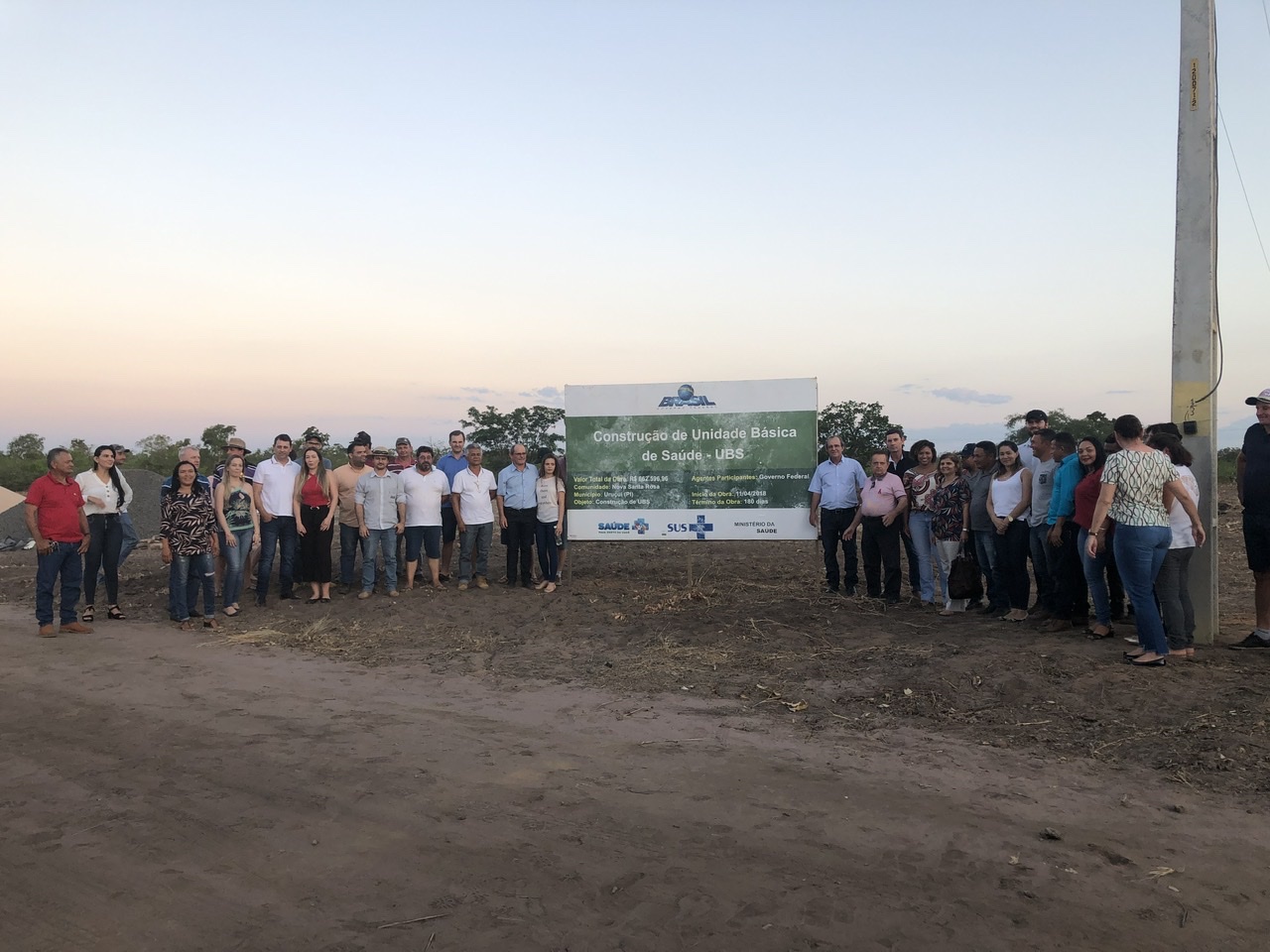 Prefeito assina ordem de serviço de UBS padrão Ministério da Saúde no distrito Nova Santa Rosa - Imagem 1