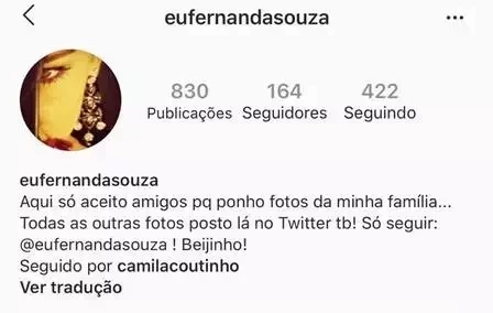 Saiba quais os famosos que têm contas "secretas" no Instagram  - imagem 11030