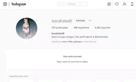 Saiba quais os famosos que têm contas "secretas" no Instagram  - imagem 11024