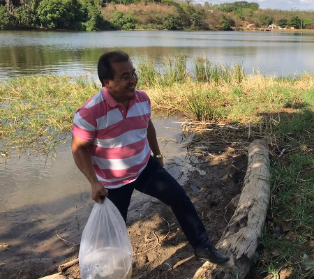 Prefeitura de Água Branca repõe mais de 100 mil alevinos