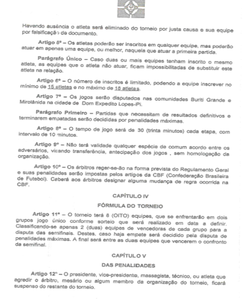 Reunião define programação do I Torneio Municipal de Futebol em Dom Expedito Lopes - Imagem 4