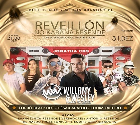 Milton Brandão: Receberá além da sua população amigos de outros municípios no Réveillon no Kabana Resende – 2019