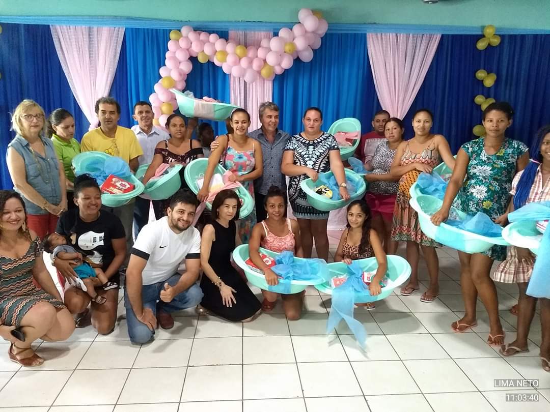 Mais um evento dentro da programação de aniversário do município, entrega de enxovais para grávidas 
