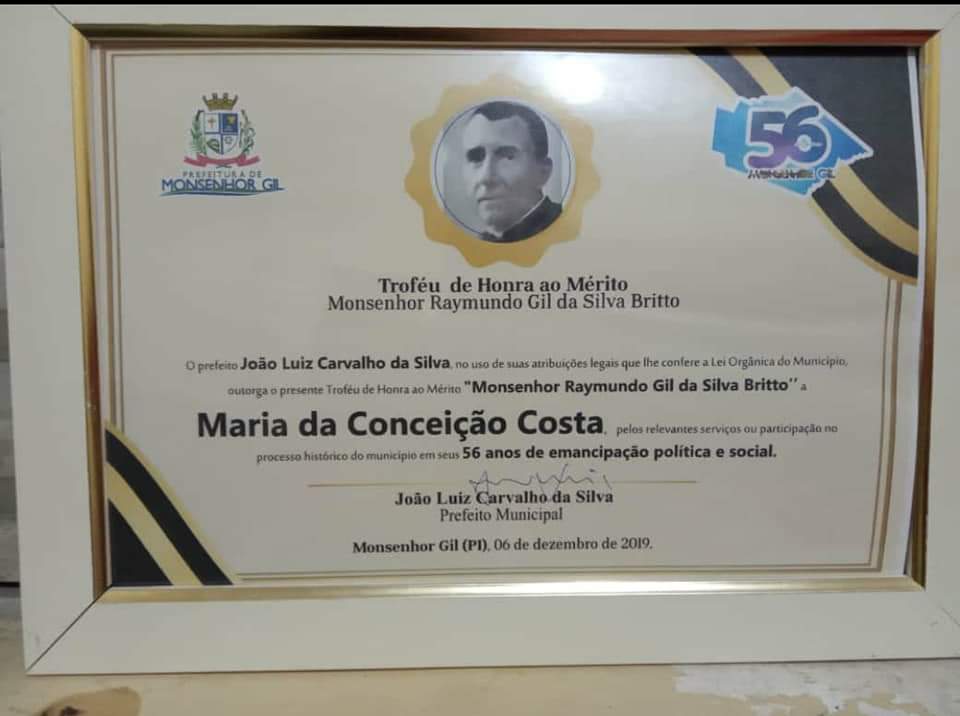 Prefeito João Luiz faz justiça e homenageia várias pessoas durante aniversário de Monsenhor Gil - Imagem 5